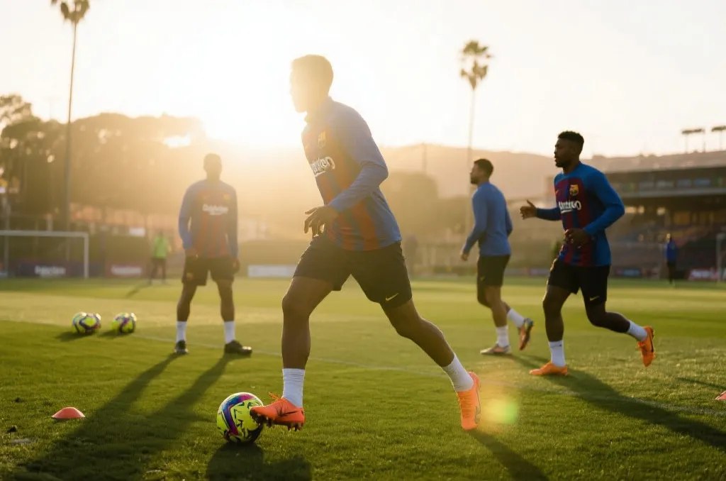 巴萨复训激发新希望：德容回归，直面马竞战术大考